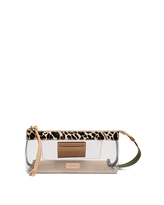 CONSUELA MONA BROWN CLEAR TOOL BAG