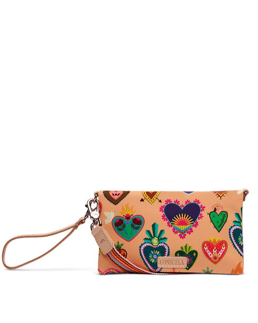 CONSUELA PEACH UPTOWN CROSSBODY BAG