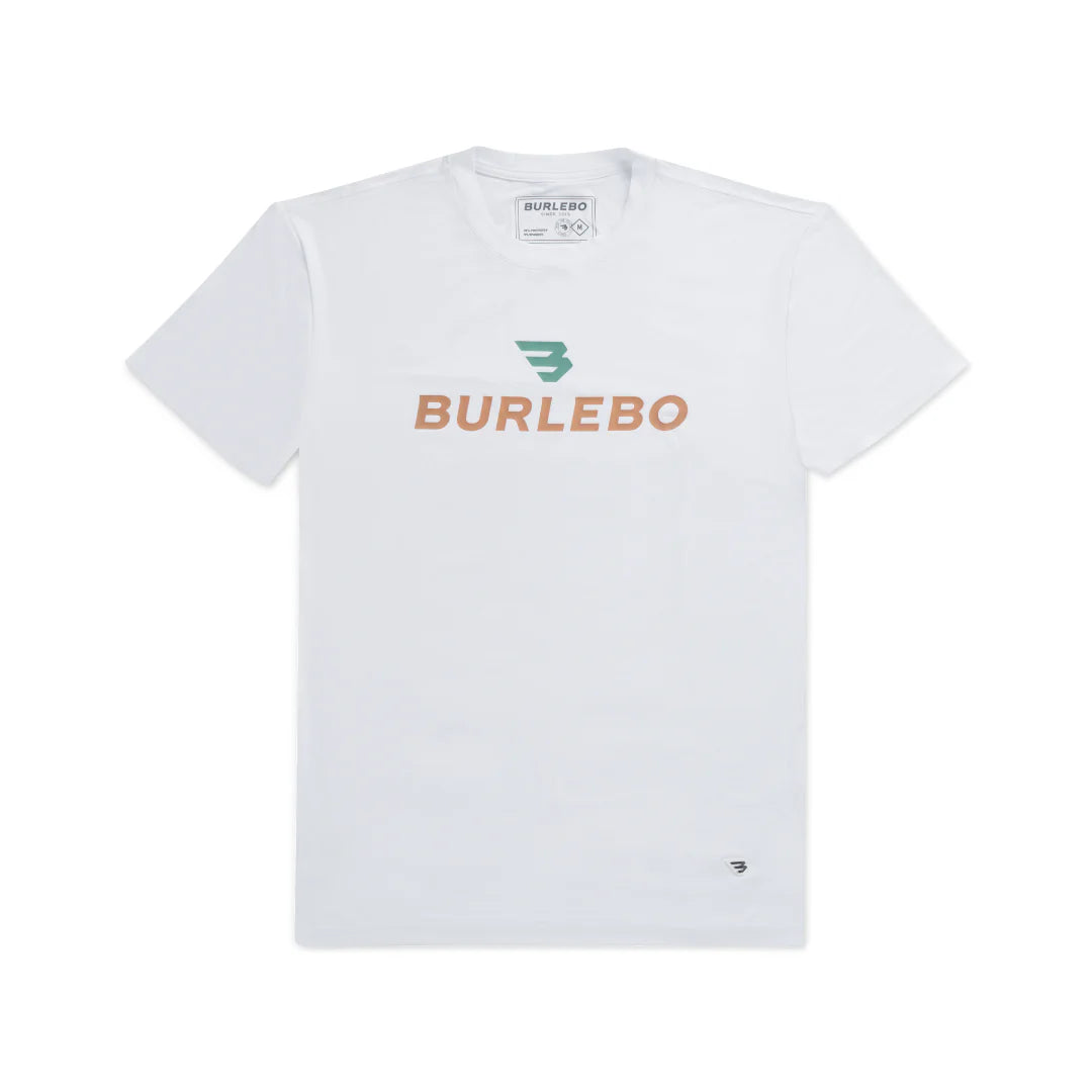 Burlebo Go To Tee - Flying B Logo - White