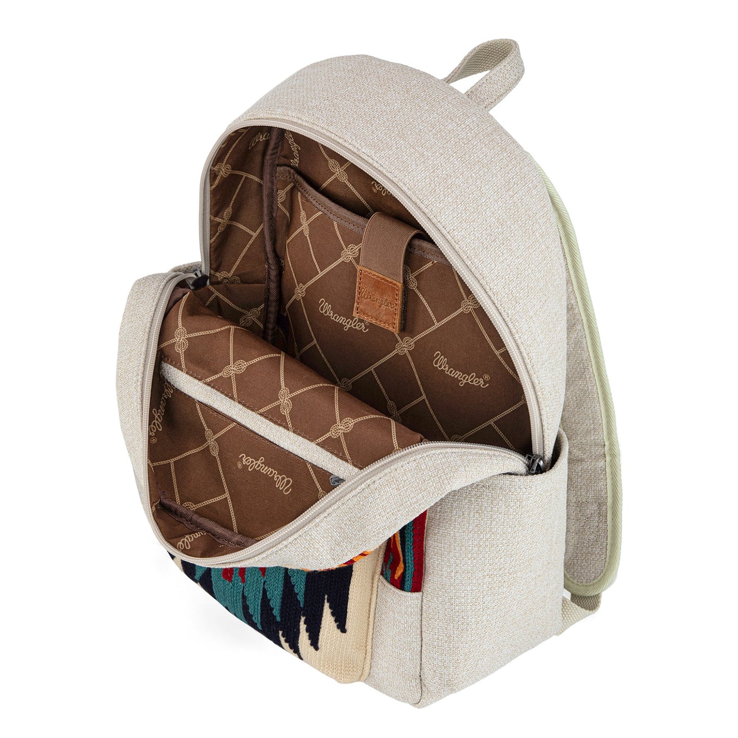 Wrangler Southwestern Knitted Backpack - Cream