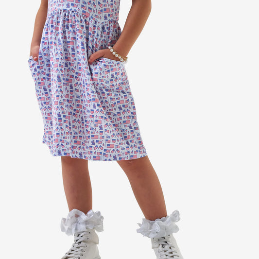 Burlebo Youth Moxie Dress - Old Glory