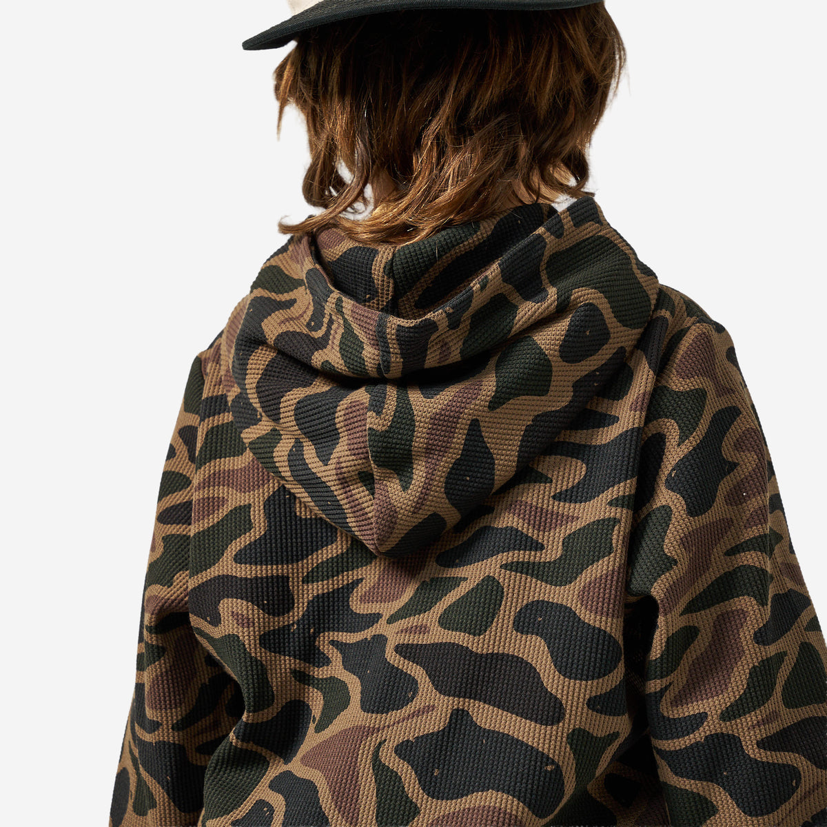 BURLEBO YOUTH THERMAL HOODIE - BENDITA CAMO