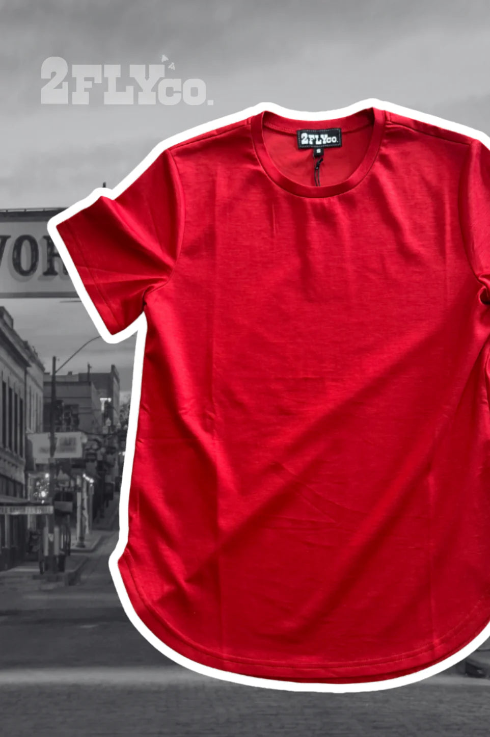CLOUD BASIC FREE TEE - ROJO