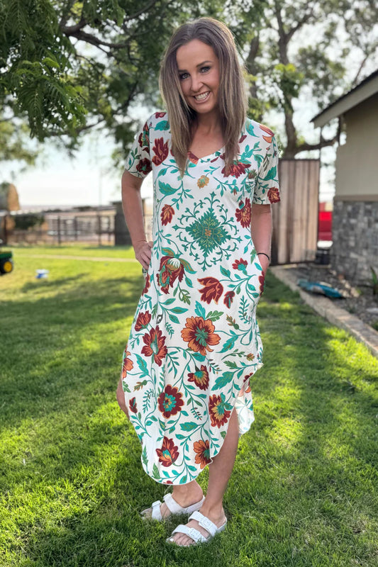 GOLDEN PRAIRIE MAXI DRESS