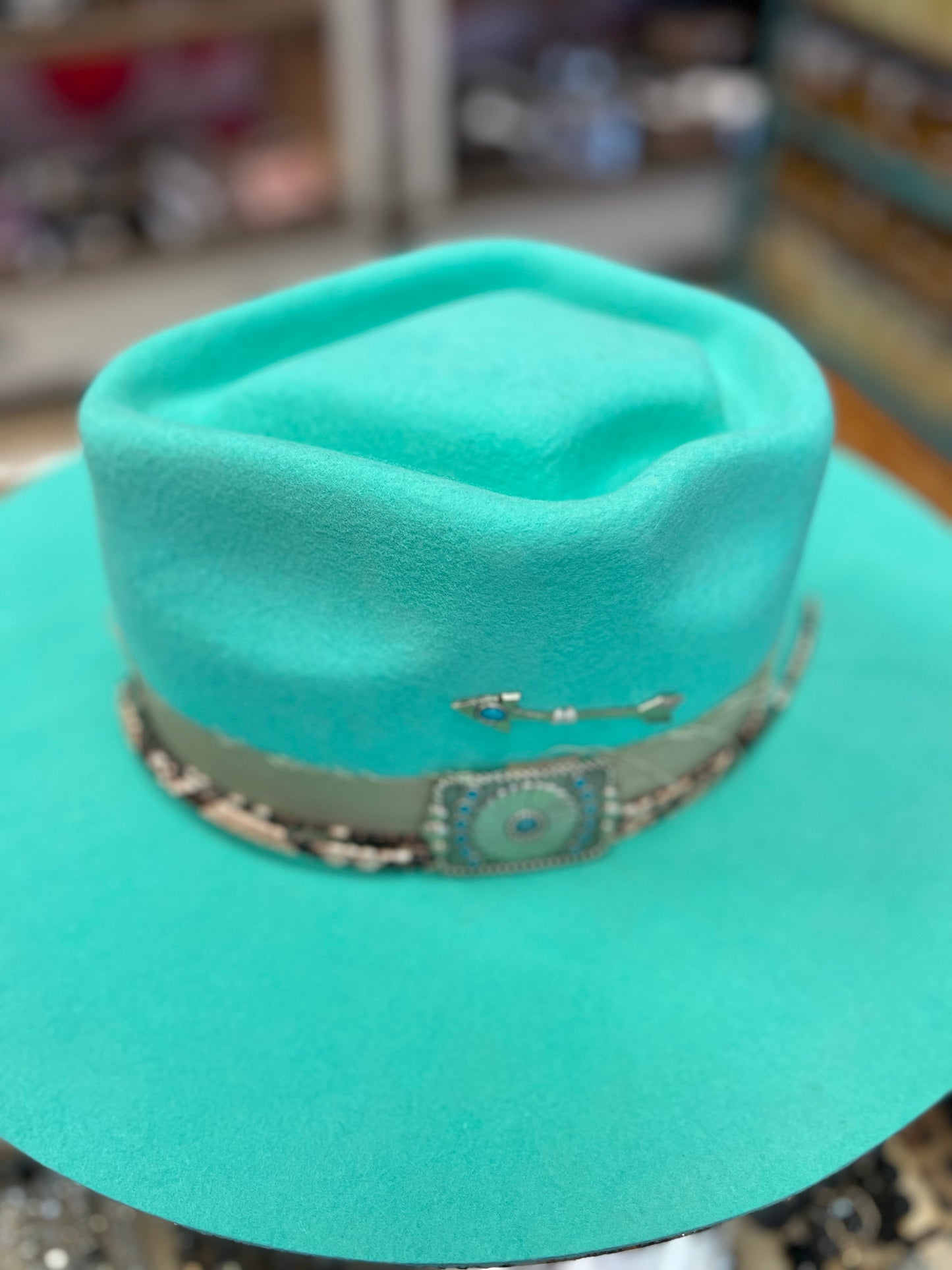 CHARLIE 1 HORSE SPEAR POINT FASHION HAT - MINT