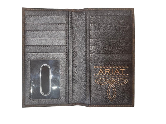 ARIAT RODEO MENS PERFORMANCE WORK WALLET - BROWN ROWDY
