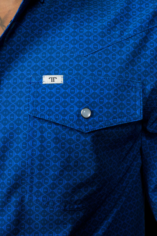 FERRELL MEN'S THE TRUETT LONG SLEEVE PEARL SNAP SHIRT