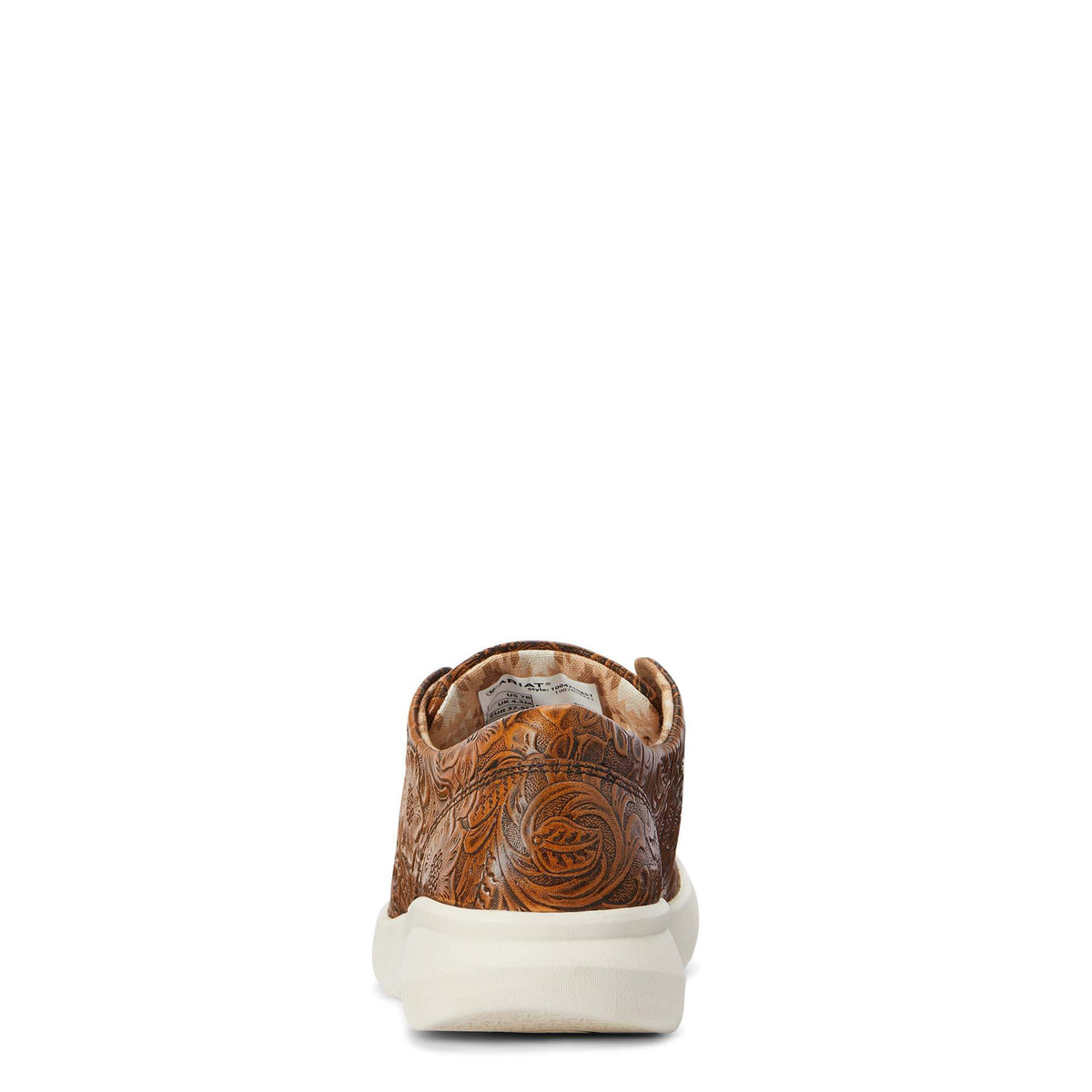 ARIAT WOMEN'S BROWN FLORAL EMBOSS HILO