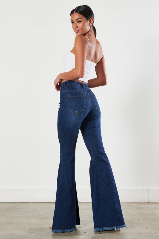 Sprung on You Flare Jeans - Medium Stone – The Chandelier Rose