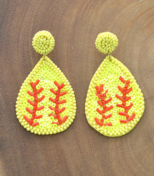 SOFTBALL EARRINGS