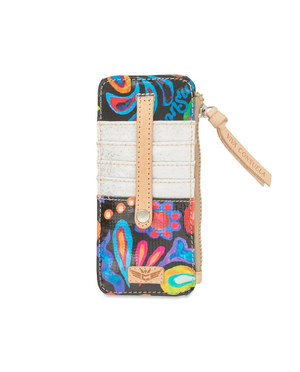 CONSUELA SOPHIE BLACK SWIRLY CARD ORGANIZER