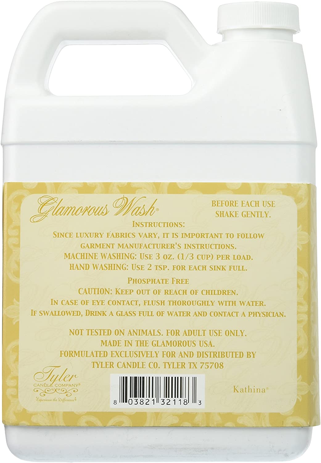TYLER CANDLE CO GLAMOROUS WASH KATHINA 64oz