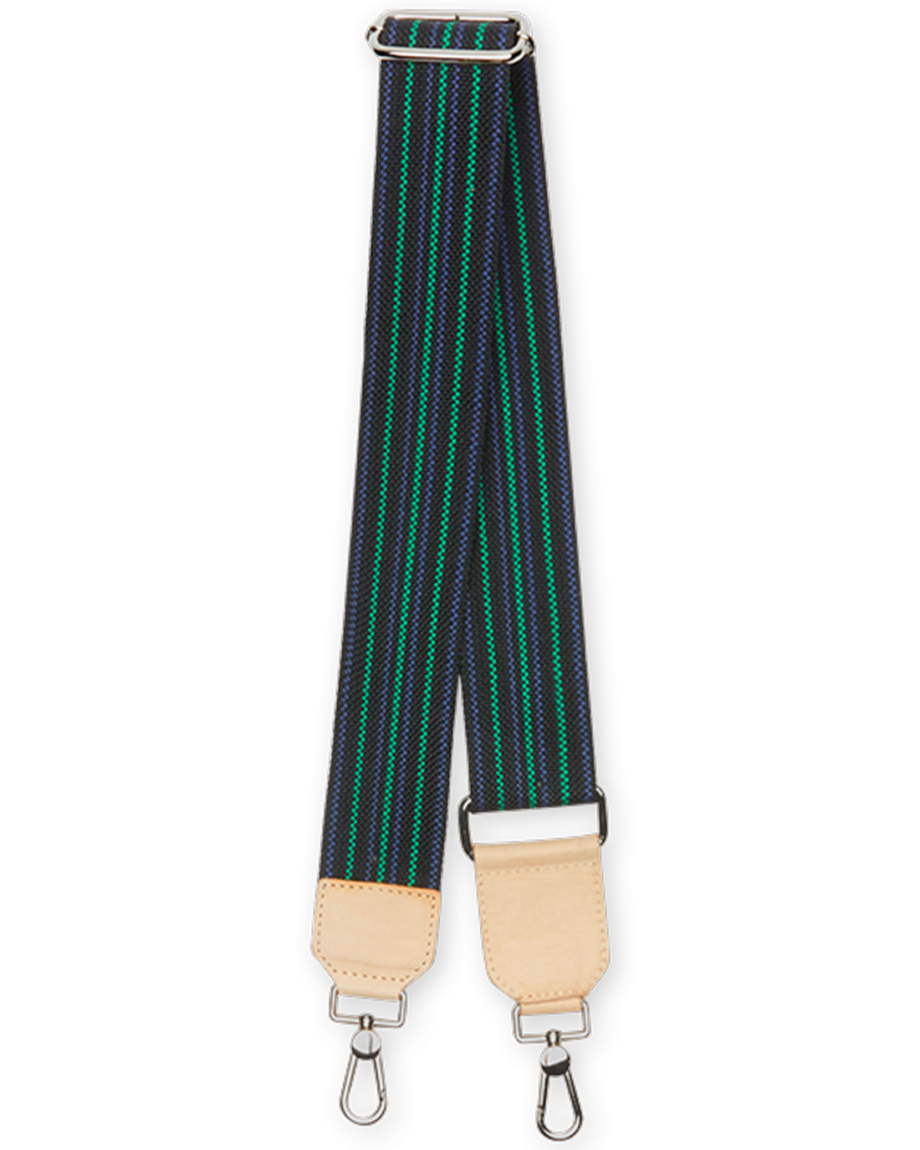 CONSUELA CROSSBODY STRAP WINTERGREEN WEBBING 53MM