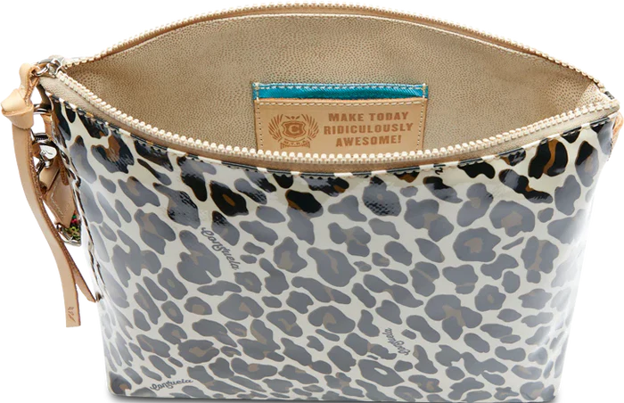 CONSUELA MONA BROWN LEOPARD DOWNTOWN CROSSBODY
