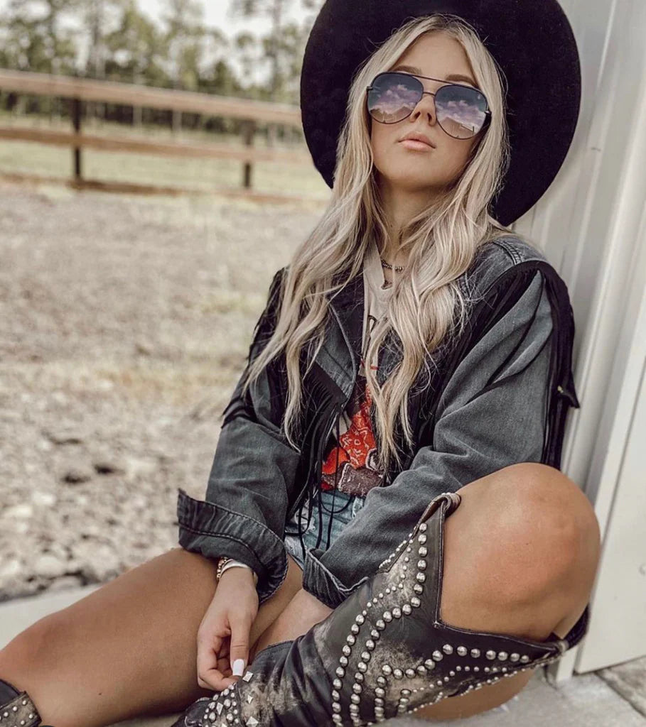 American Bonfire Co Jaden Aviators American Bonfire Co. Jaden Aviator Dark Horse Sunglasses main image 3