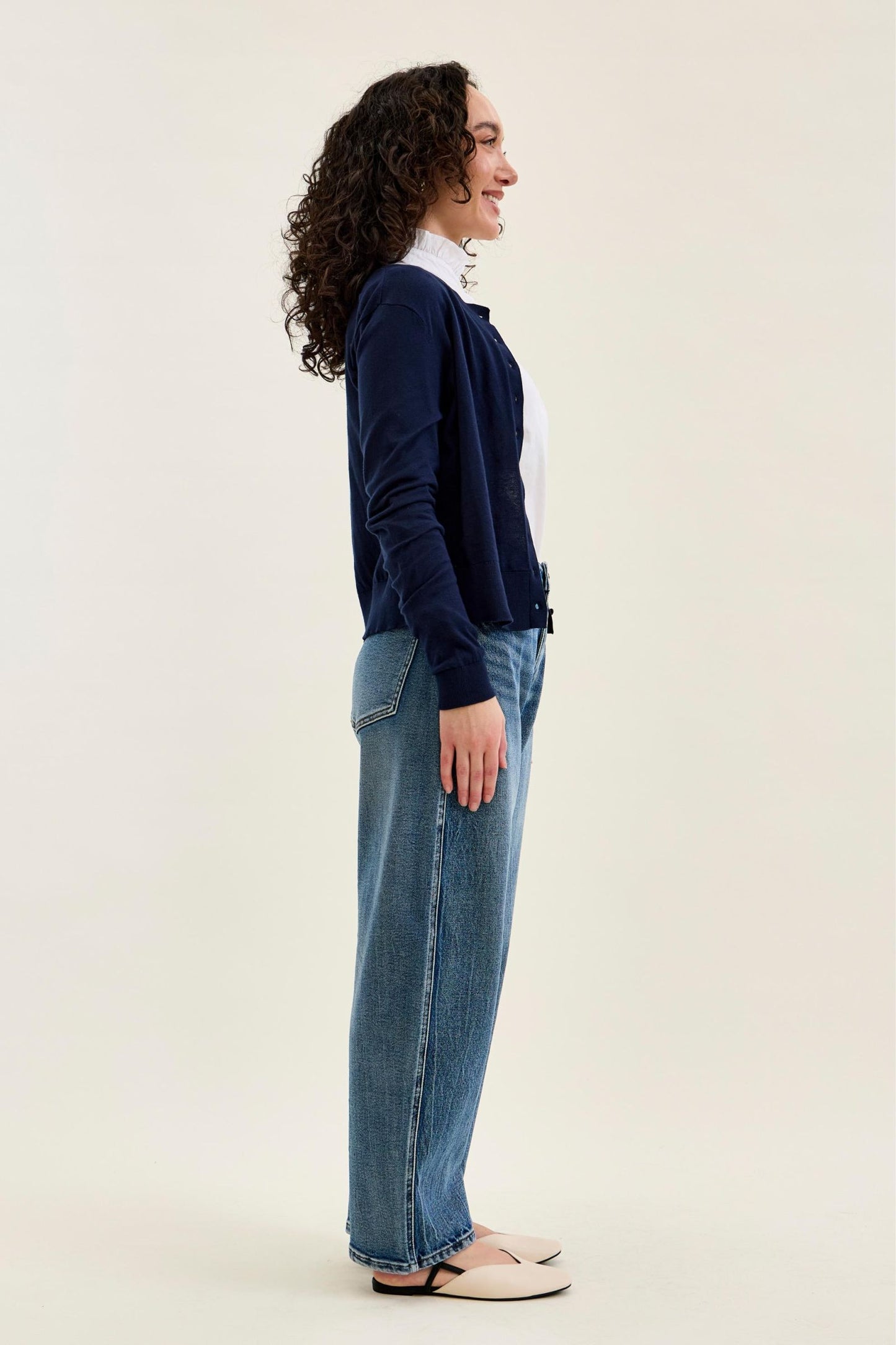 JUDY BLUE PETITE High Waist Rigid Magic MARLOW Arc DK Time Weathered Indigo