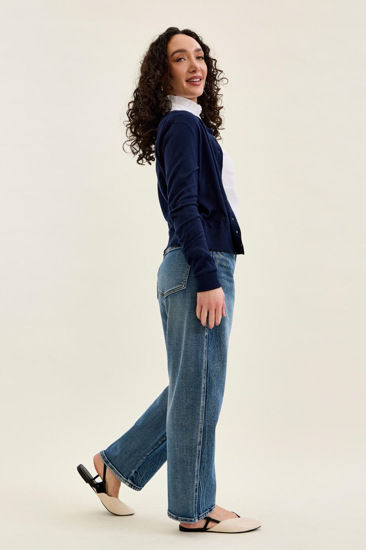 JUDY BLUE PETITE High Waist Rigid Magic MARLOW Arc DK Time Weathered Indigo