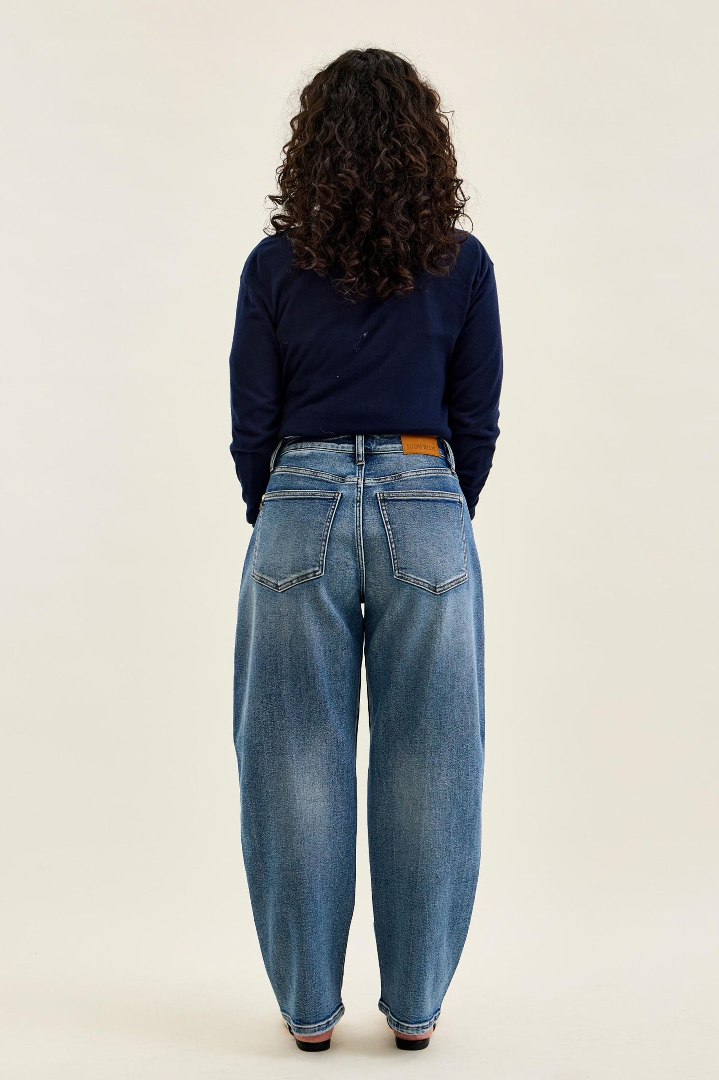 JUDY BLUE PETITE High Waist Rigid Magic MARLOW Arc DK Time Weathered Indigo