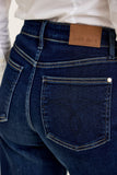 JUDY BLUE PETITE HIGH WAIST LUX RETRO WIDE DARK TWILIGHT BLUE - DARK STONE