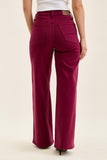 JUDY BLUE HIGH WAIST TUMMY CONTROL LUX RETRO WIDE WAVE POCKETS