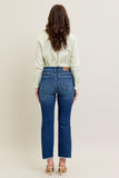 JUDY BLUE HIGH WAIST DARK WASH KICK FLARE JEANS - DARK STONE