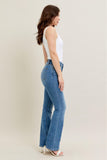 JUDY BLUE CORE HIGH WAIST CLASSIC CONTRAST WASH BOOTCUT JEANS - MEDIUM STONE