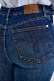 JUDY BLUE HIGH WAIST TUMMY CONTROL CHARLOTTE FLARE JEANS - DARK STONE