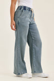 JUDY BLUE HIGH WAIST WILHELMINA BAGY MEDIUM STONE BLUE