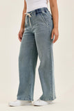 JUDY BLUE HIGH WAIST WILHELMINA BAGY MEDIUM STONE BLUE