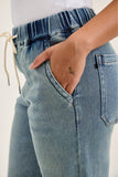 JUDY BLUE HIGH WAIST WILHELMINA BAGY MEDIUM STONE BLUE