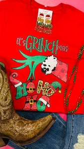 IT’S GRINCHMAS TEE - RED