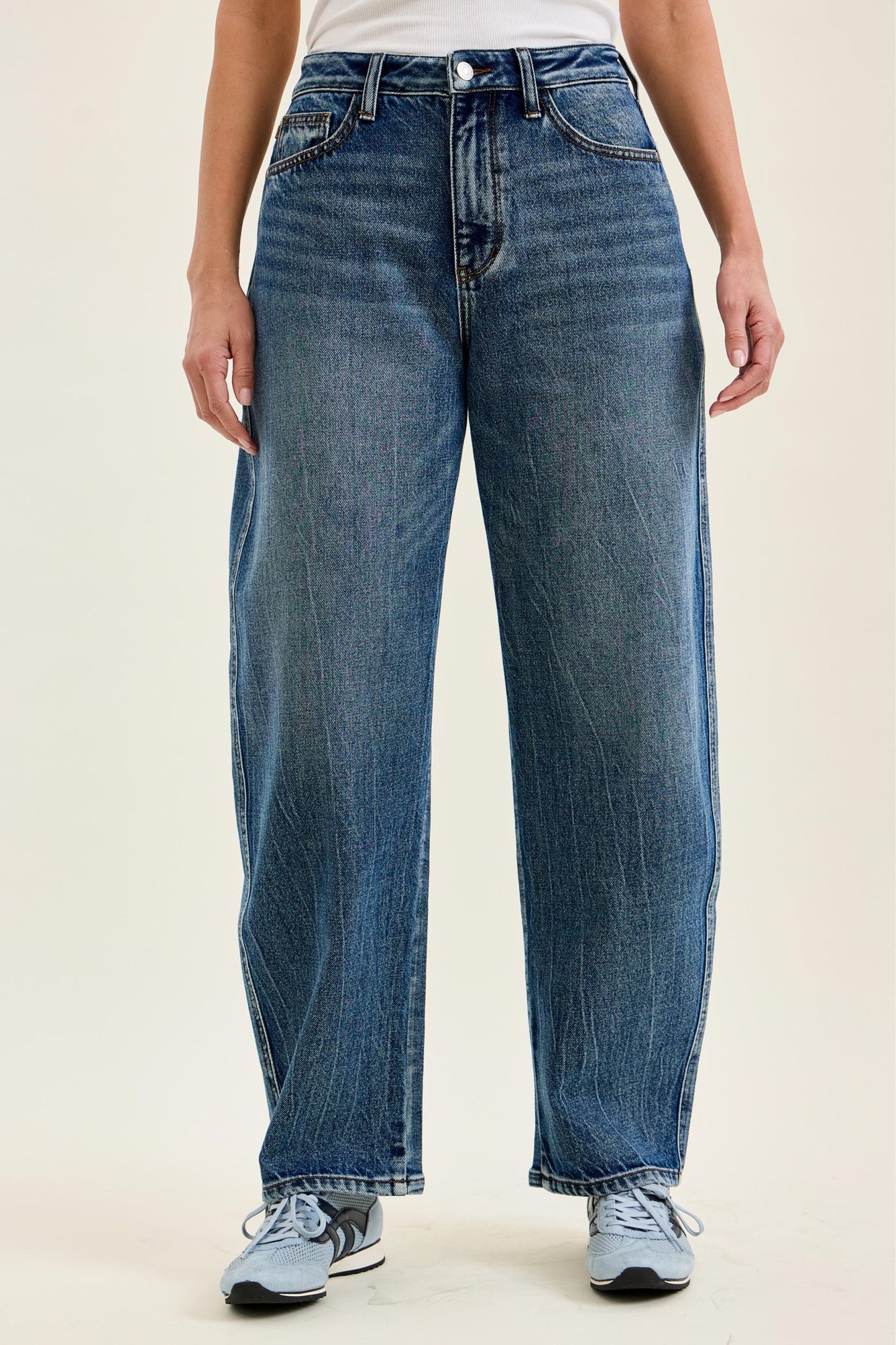 JUDY BLUE REGULAR High Waist Rigid Magic MARLOW Arc DK Time Weathered Indigo