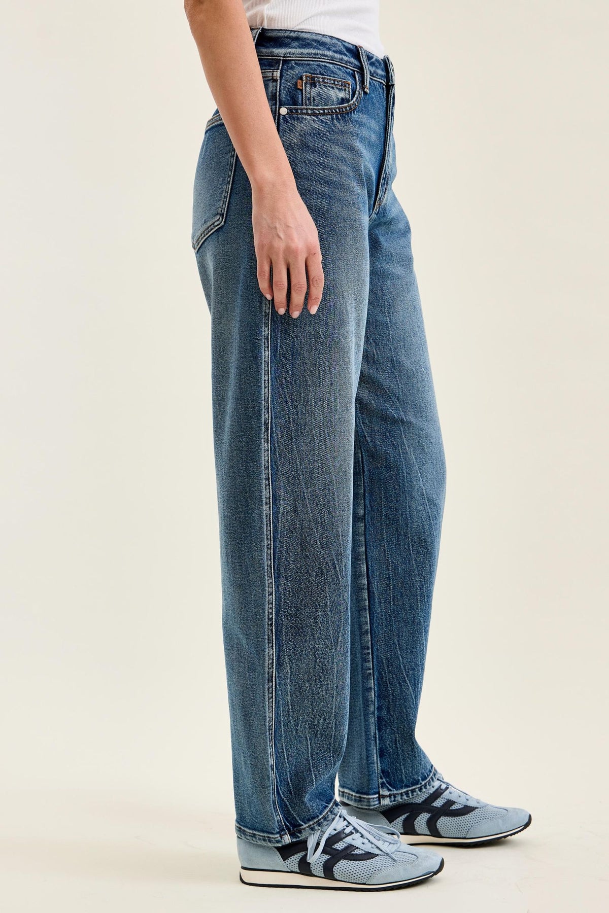 JUDY BLUE REGULAR High Waist Rigid Magic MARLOW Arc DK Time Weathered Indigo