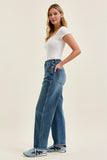 JUDY BLUE REGULAR High Waist Rigid Magic MARLOW Arc DK Time Weathered Indigo