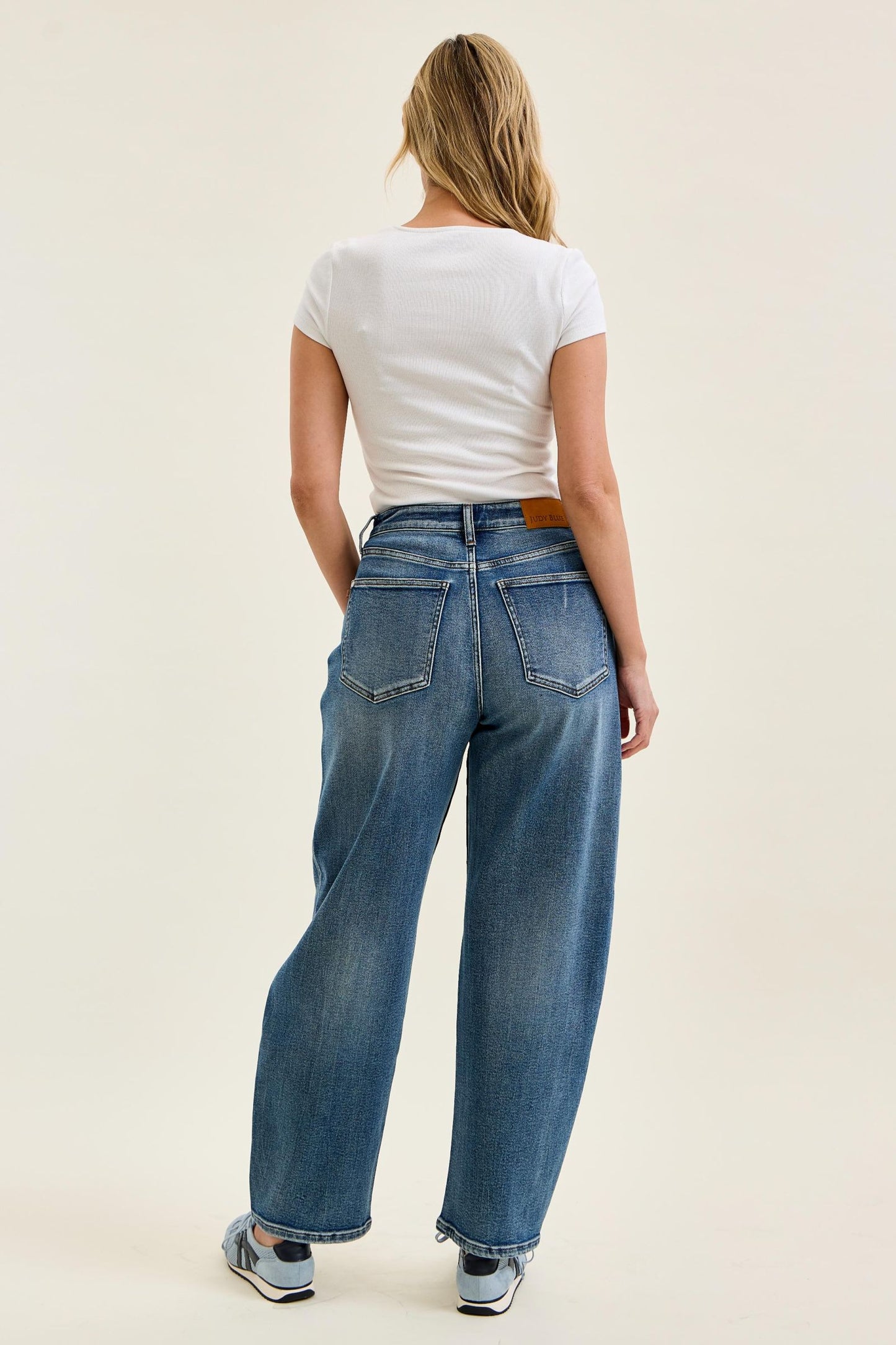 JUDY BLUE REGULAR High Waist Rigid Magic MARLOW Arc DK Time Weathered Indigo