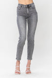 JUDY BLUE HIGH WAIST STONE WASH SLIM FIT JEANS