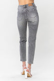 JUDY BLUE HIGH WAIST STONE WASH SLIM FIT JEANS