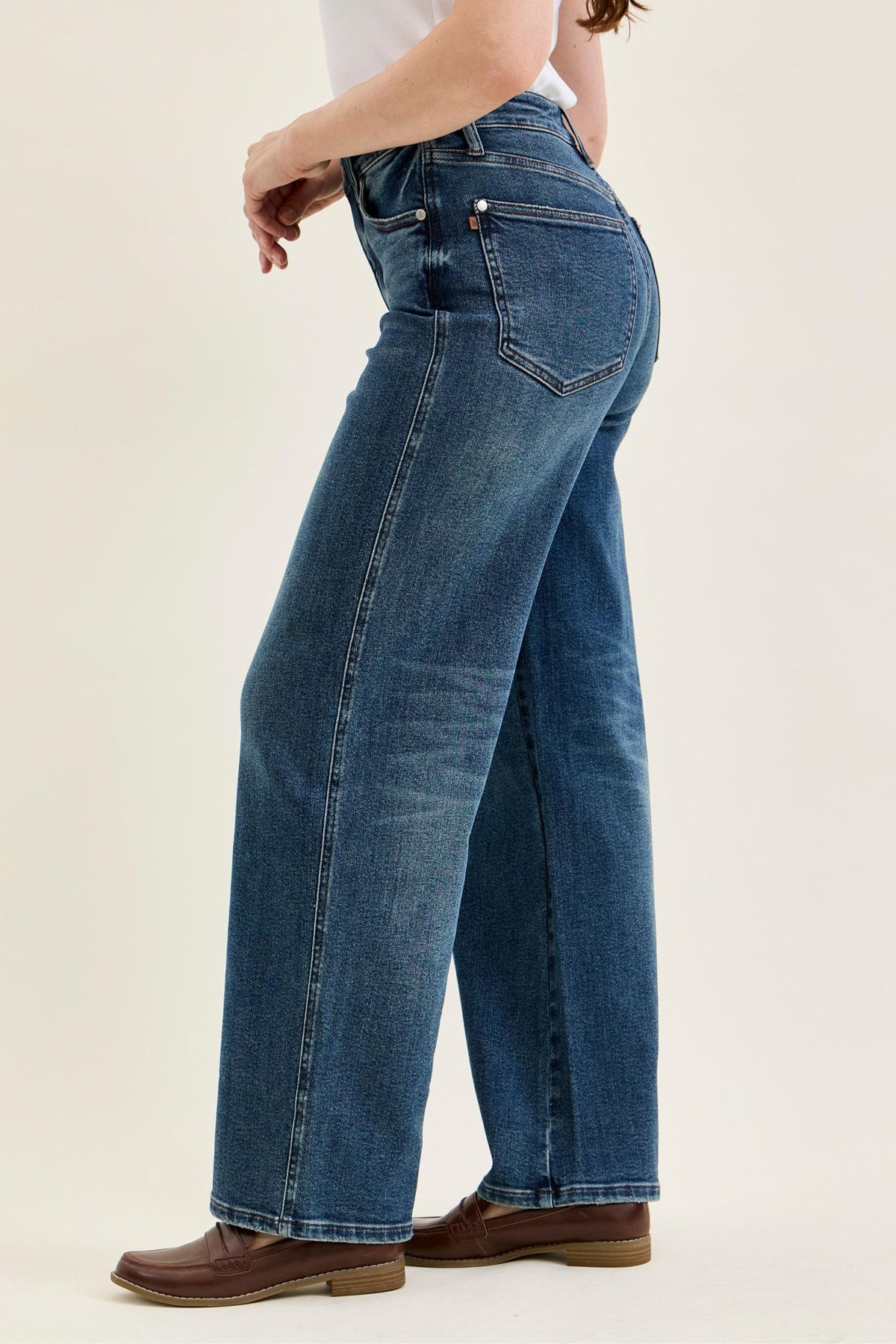 JUDY BLUE HIGH WAIST TUMMY CONTROL ANGELINA COLUMN DARK JEAN