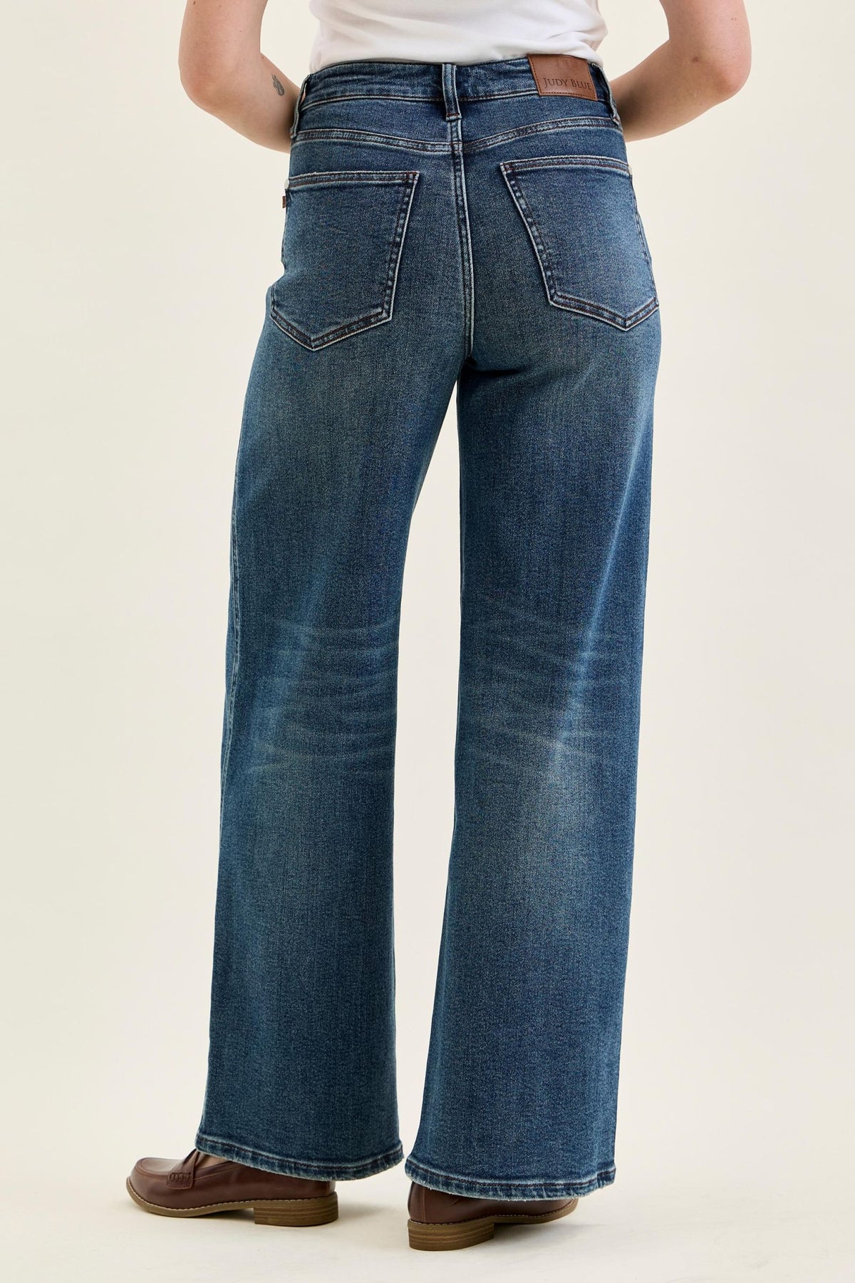 JUDY BLUE HIGH WAIST TUMMY CONTROL ANGELINA COLUMN DARK JEAN