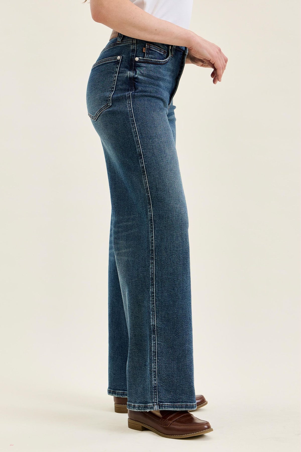 JUDY BLUE HIGH WAIST TUMMY CONTROL ANGELINA COLUMN DARK JEAN