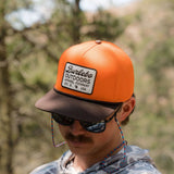BURLEBO Cap - Blaze Outdoors - Orange & Brown Bill