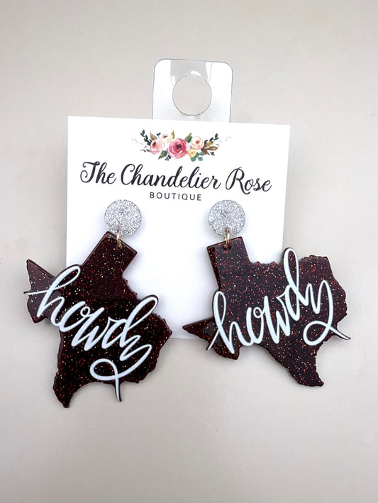 Howdy Texas  Earrings