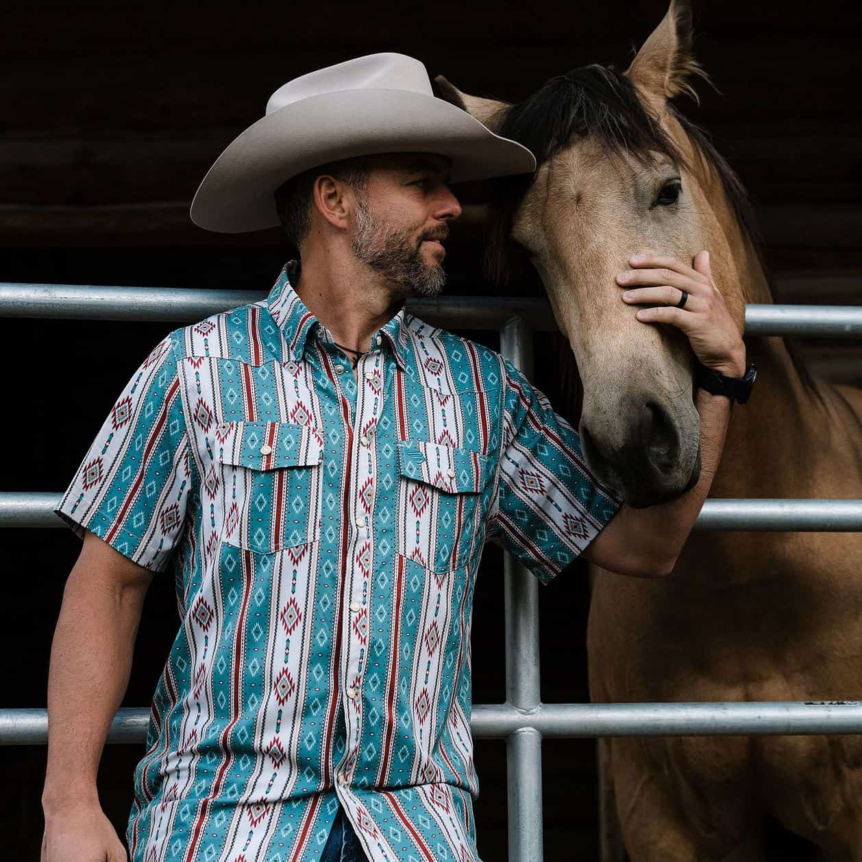 BURLEBO PERFORMANCE WESTERN SHIRT - THE ABBOTT
