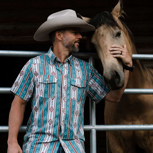 BURLEBO PERFORMANCE WESTERN SHIRT - THE ABBOTT