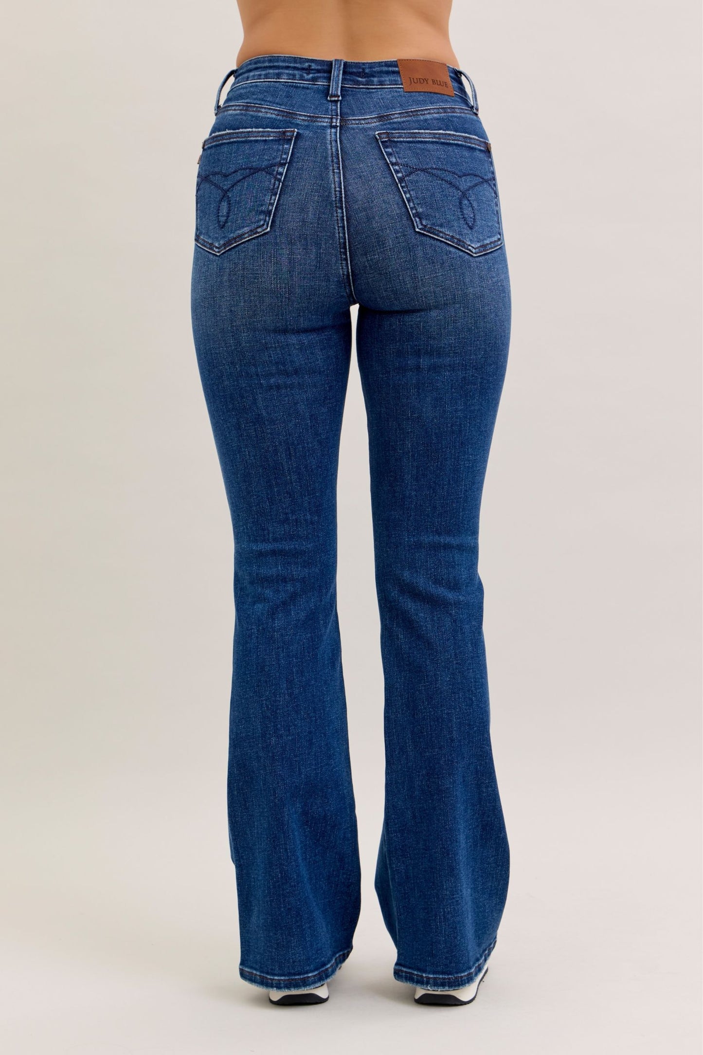 JUDY BLUE HIGH WAIST TUMMY CONTROL REGULAR BOOTCUT - DARK STONE