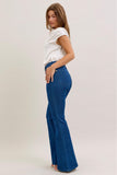 JUDY BLUE HIGH WAIST SPARKLE GLITTER DENIM FLARE