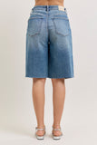 JUDY BLUE HIGH WAIST RIGID MAGIC JORTS - MEDIUM STONE
