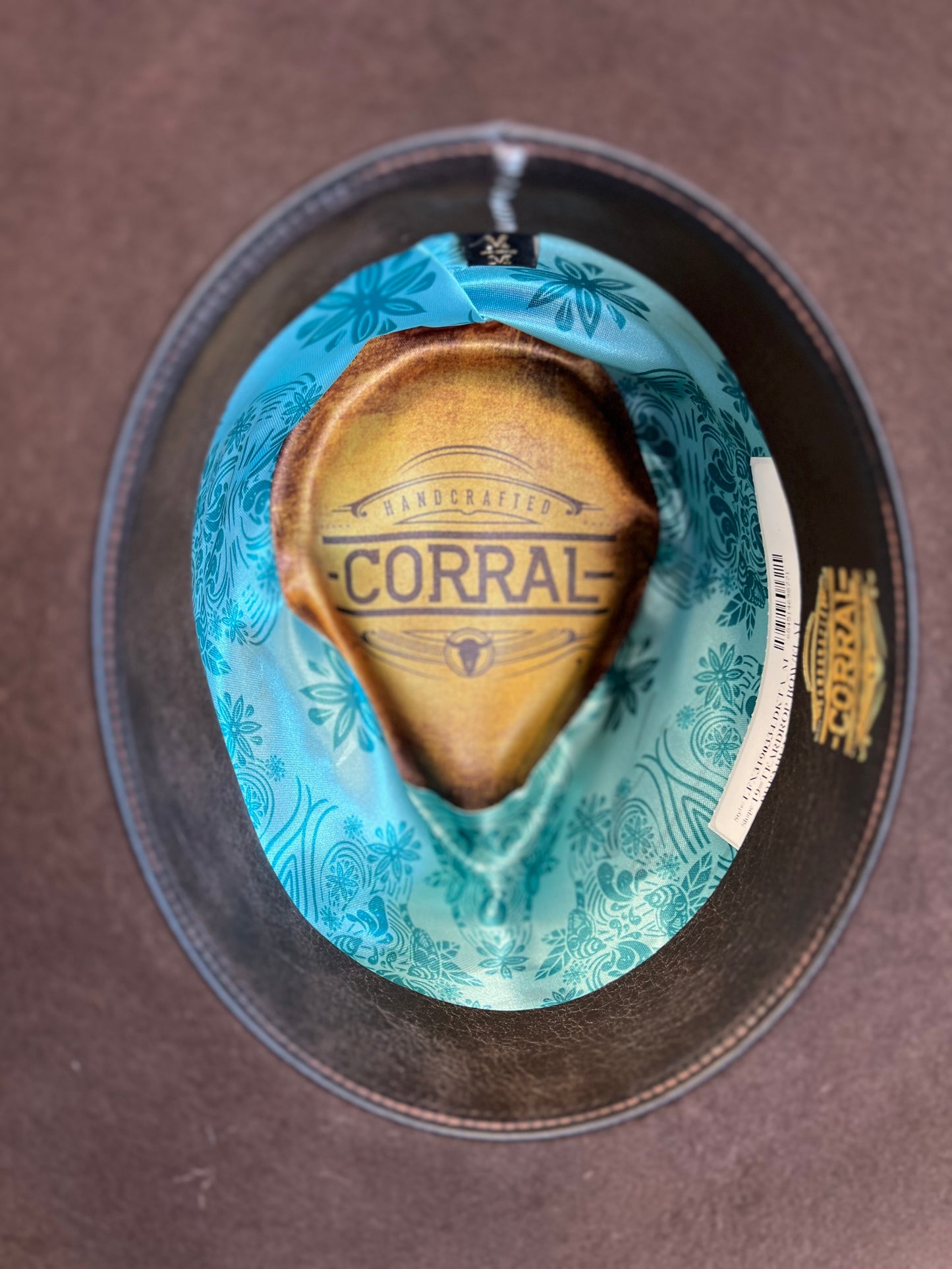 CORRAL DAKOTA FELT HAT - CHOCOLATE