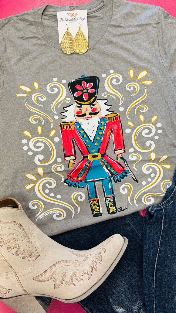 THE NUTCRACKER TEE - ATHLETIC GREY