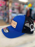 THE CHANDELIER ROSE BOUTIQUE CAP - ROYAL BLUE & BLACK